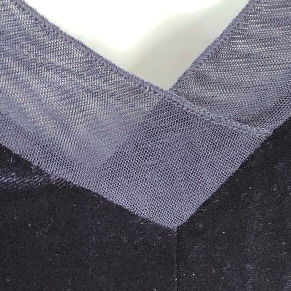 Romeo & Juliet Couture Navy Velvet Maxi Slip Gown Medium NWT - Picture 12 of 16